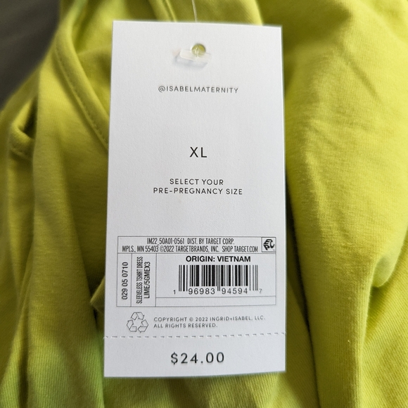 Isabel Maternity Sleeveless Bodycon Ruched Maternity Dress Green - Picture 9 of 11